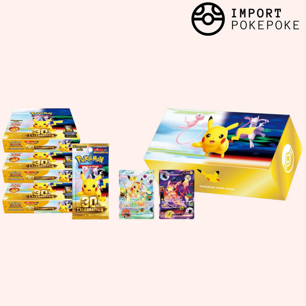 Lang Kortæske Sæt — 30 års Fejring Pokémon TCG — Speciel 30 års Jubilæumsudgave